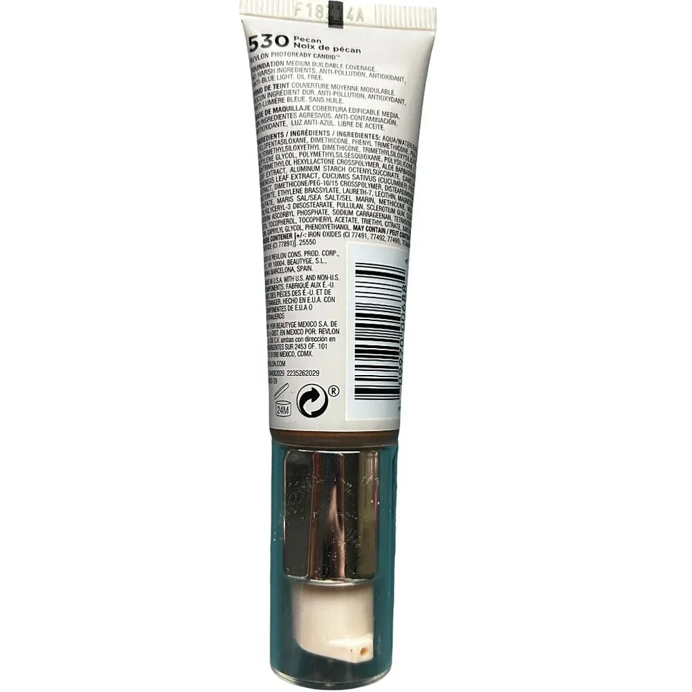 Revlon PhotoReady Candid Natural Finish Foundation Anti-Pollution 530 Pecan